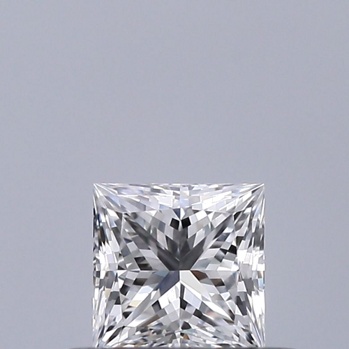 0.32 carat D-VVS2 Natūralus Princess Deimantas (1)