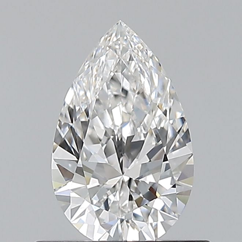 0.6 carat E-VS1 Natūralus Pear Deimantas (1)