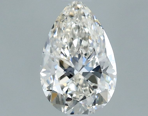 0.53 carat I-VVS1 Natūralus Pear Deimantas (1)