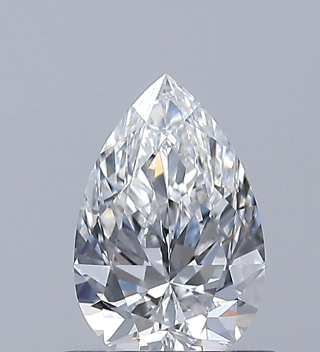 0.6 carat E-VS2 Natūralus Pear Deimantas (1)