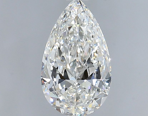0.9 carat G-VVS2 Natūralus Pear Deimantas (1)