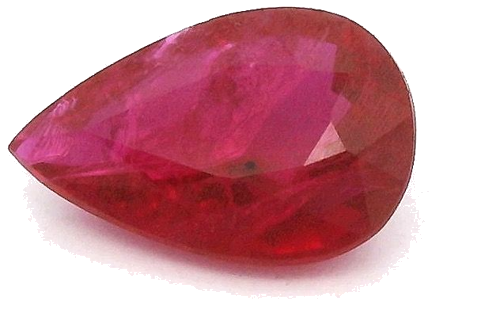 0.45 carat RED Pear Rubinas (1)