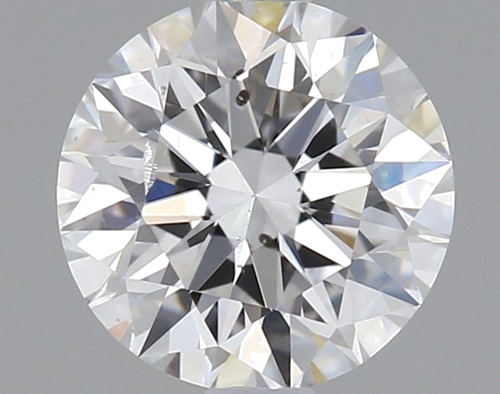 0.42 carat F-VVS2 Excellent cut Natūralus Round Deimantas (1)