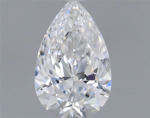 0.43 carat D-VVS2 Natūralus Pear Deimantas (1)