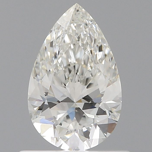 0.61 carat H-VVS1 Natūralus Pear Deimantas (1)