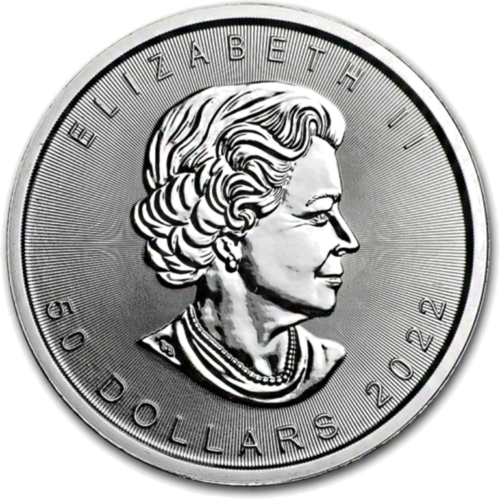 1 oz Кленовый лист 2022 Канада платиновая монета (2)
