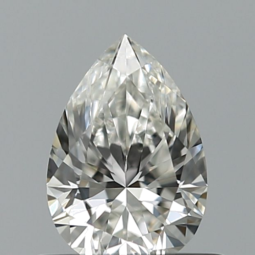 0.51 carat H-VVS1 Natūralus Pear Deimantas (1)