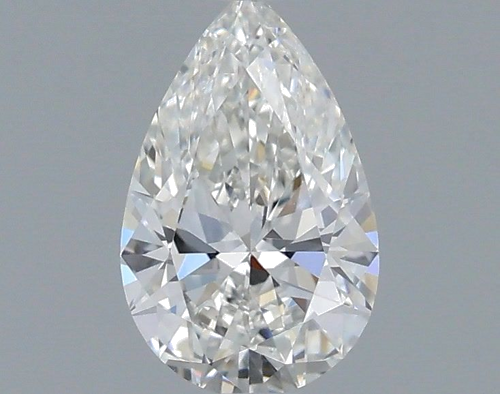 0.6 carat G-VVS1 Natūralus Pear Deimantas (1)