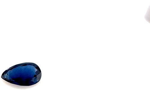 0.38 carat BLUE Pear Safyras (1)