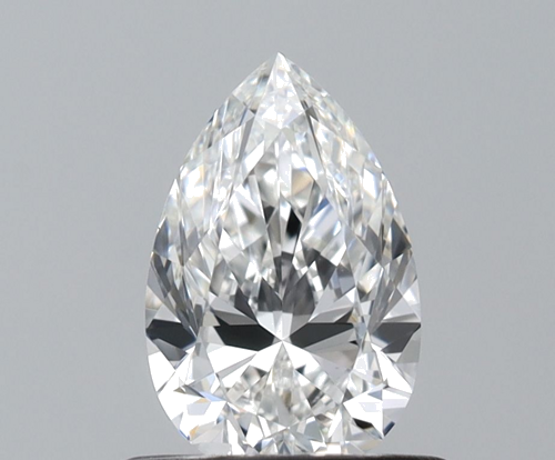 0.6 carat F-VS1 Natūralus Pear Deimantas (1)