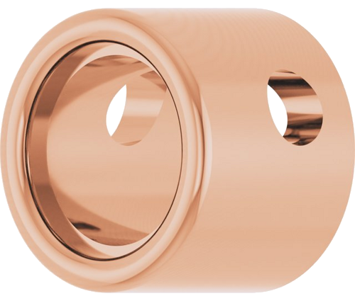 14K Rose 4.4 mm Round Bezel-Set Slide Pendant Mounting (2)