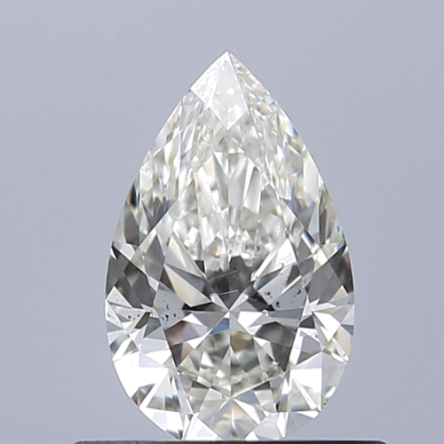 0.53 carat I-SI1 Natūralus Pear Deimantas (1)