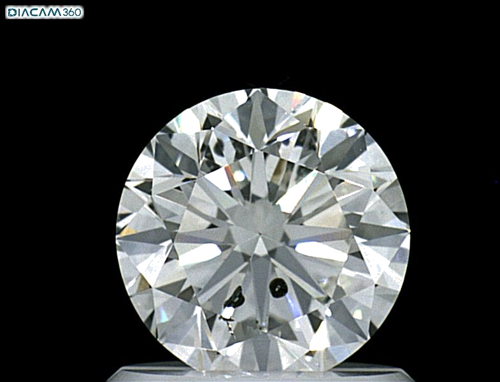 1.0 carat F-SI2 GD cut Natūralus Round Deimantas (1)