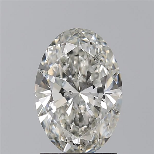 1.74 carat I-SI2 Natūralus Oval Deimantas (1)