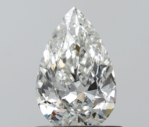 0.61 carat H-VS1 Natūralus Pear Deimantas (1)
