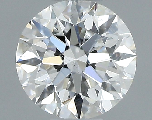 0.37 carat F-SI1 Excellent cut Natūralus Round Deimantas (1)
