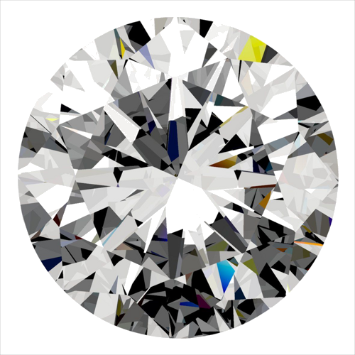 0.3 carat F-VS2 Very Good cut Natūralus Round Deimantas (1)