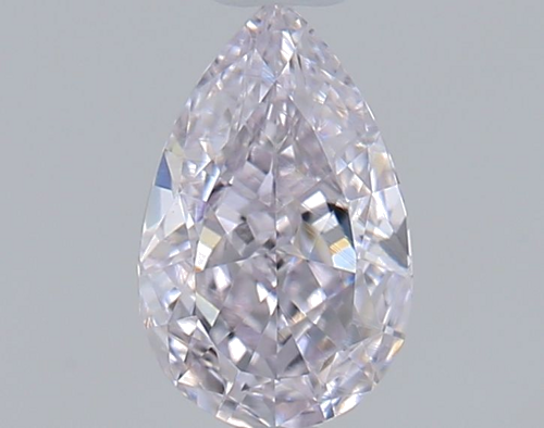 0.33 carat Faint Pink-VS2 Natūralus Pear Deimantas (1)