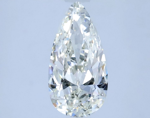 0.83 carat K-IF Natūralus Pear Deimantas (1)