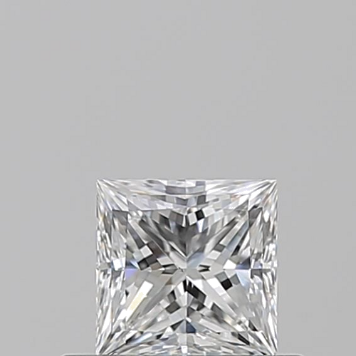 0.5 carat F-VS2 Natūralus Princess Deimantas (1)