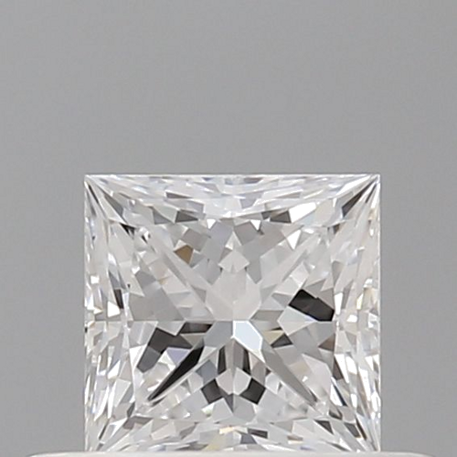 0.4 carat D-VVS2 Natūralus Princess Deimantas (1)