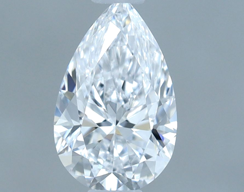 0.51 carat D-VS1 Natūralus Pear Deimantas (1)