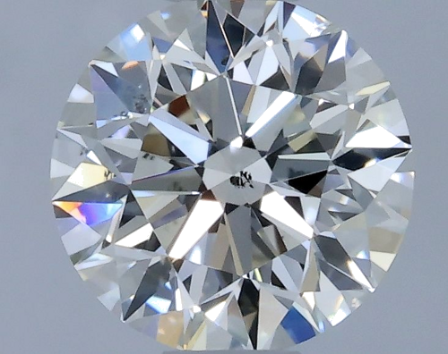 0.52 carat I-SI1 Excellent cut Natūralus Round Deimantas (1)