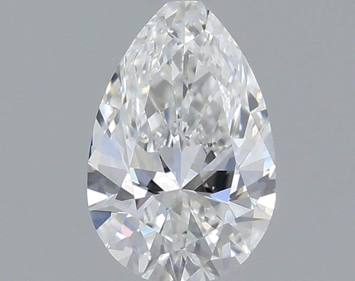 0.3 carat F-VS1 Natūralus Pear Deimantas (1)
