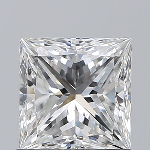 0.9 carat F-VS2 Natūralus Princess Deimantas (1)