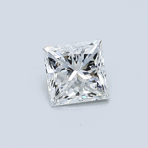 0.55 carat E-VS2 Natūralus Princess Deimantas (1)