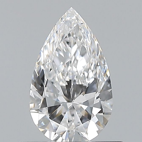 0.56 carat E-VVS2 Natūralus Pear Deimantas (1)