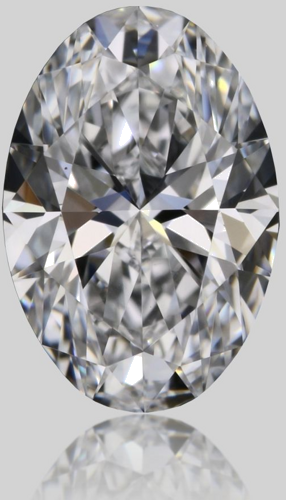 0.54 carat D-VVS2 Natūralus Oval Deimantas (1)