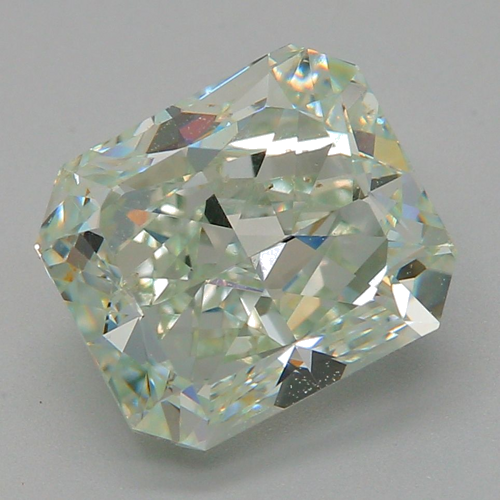 2.01 carat Fancy Light Green-VS2 Natūralus Radiant Deimantas (1)
