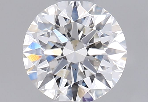 0.56 carat F-SI1 Excellent cut Natūralus Round Deimantas (1)