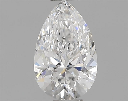 0.45 carat E-SI2 Natūralus Pear Deimantas (1)