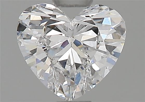 0.56 carat D-VS2 Natūralus Heart Deimantas (1)
