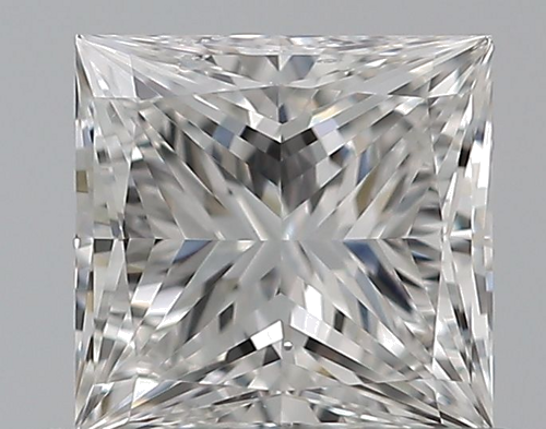 0.5 carat E-VS2 Natūralus Princess Deimantas (1)