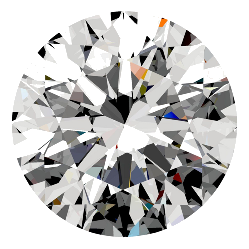 0.3 carat D-VS1 Excellent cut Natūralus Round Deimantas (1)