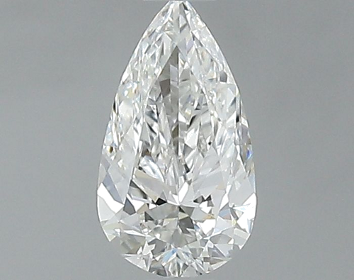 0.5 carat F-SI1 Natūralus Pear Deimantas (1)