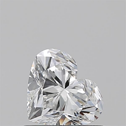 0.72 carat E-IF Natūralus Heart Deimantas (1)
