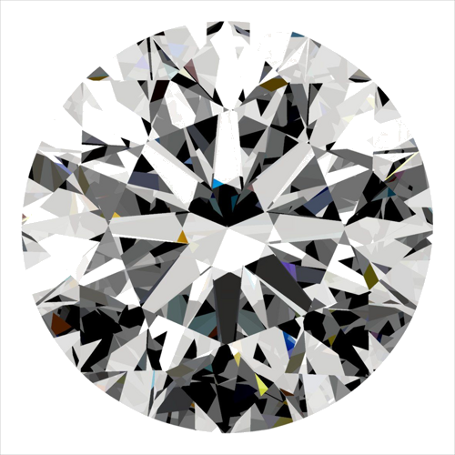 0.3 carat F-VVS2 Excellent cut Natūralus Round Deimantas (1)