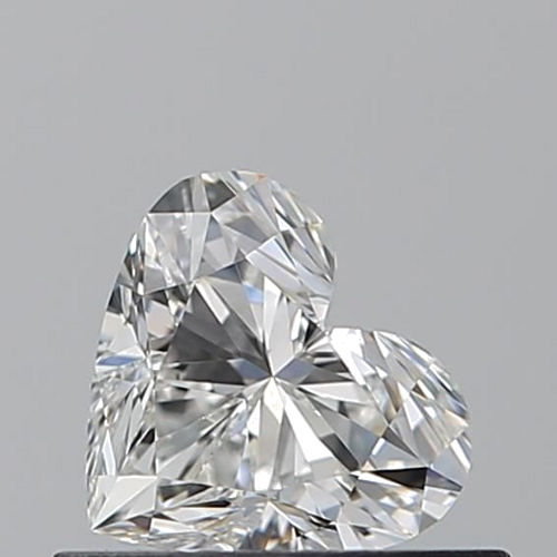 0.51 carat H-VVS1 Natūralus Heart Deimantas (1)