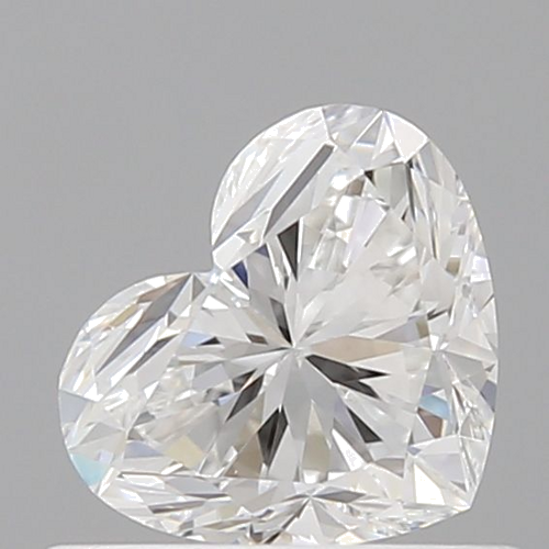 0.5 carat F-VS1 Natūralus Heart Deimantas (1)
