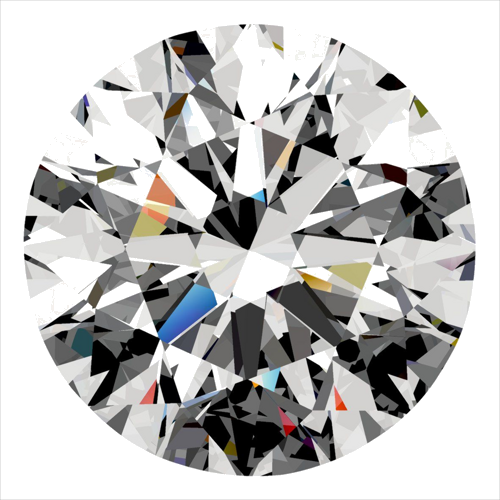 0.33 carat G-VVS2 Excellent cut Natūralus Round Deimantas (1)