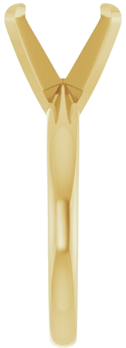 Sužadėtuvių Žiedas „Solitaire“ 585 Geltonojo Aukso Round 10.2mm x 10.6mm (4)