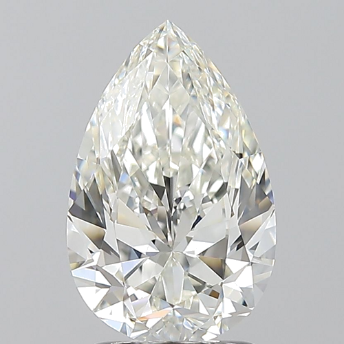 2.01 carat I-VVS1 Natūralus Pear Deimantas (1)