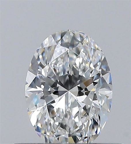 0.42 carat F-VVS2 Natūralus Oval Deimantas (1)