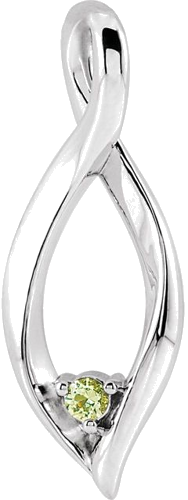 Pakabukas „Family Infinity-Inspired“ 14k white gold Round 2mm (4)