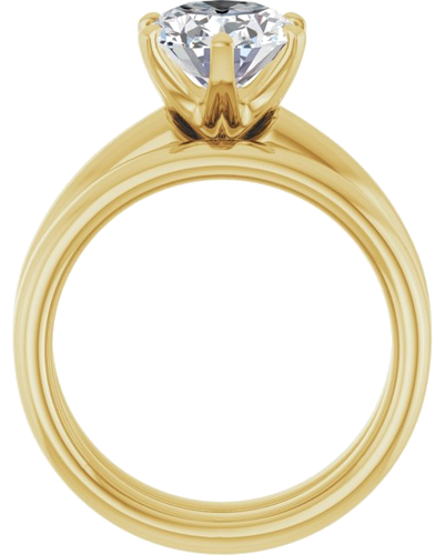 Sužadėtuvių Žiedas „Solstice Solitaire®“ 14k yellow gold Oval 10mm x 8mm (7)