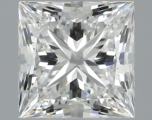 0.5 carat G-SI2 Natūralus Princess Deimantas (1)
